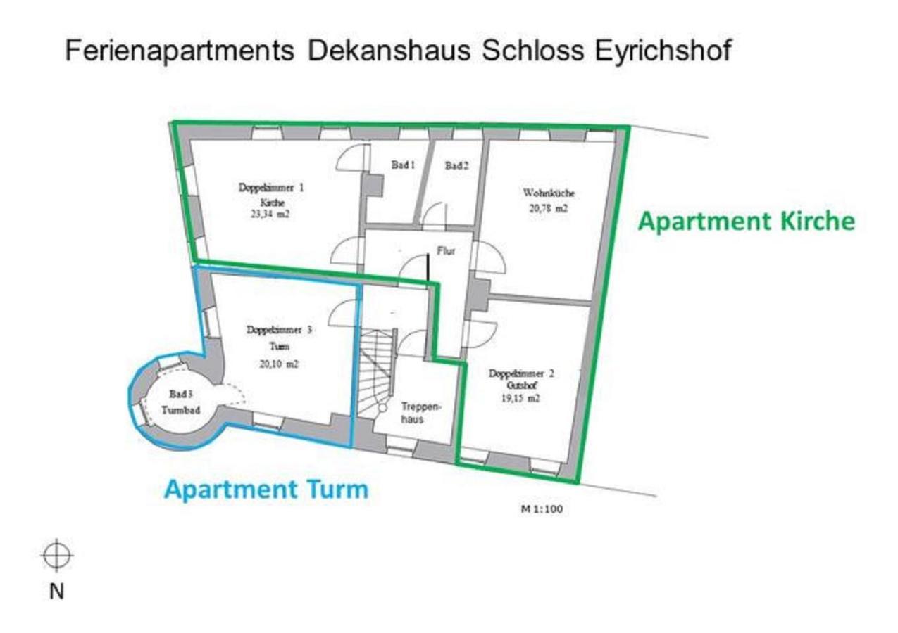 Gutsverwaltung Schloss Eyrichshof Ebern ภายนอก รูปภาพ